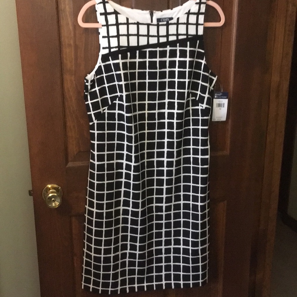 Black and white business dress